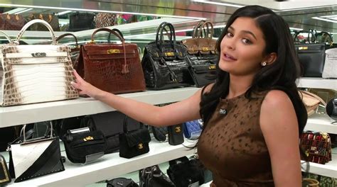 Inside Kylie Jenner’s Handbag Room, Complete with Shelves of 